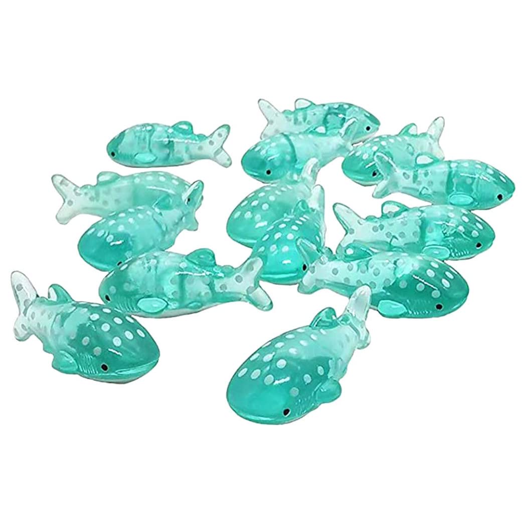 Licsaliwe Whale Miniatures, 30PCS Micro Animal Resin Figurines, Decorative Ornaments for Landscape