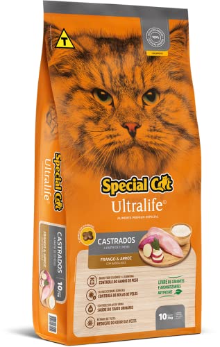 Ração Special Cat Ultralife Castrados Frango e Arroz 10kg