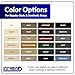 Instabind Carpet Edge Binding 54 ft Roll – Synthetic Serge Style Carpet Edge Trim for Do-It-Yourself Rug Edging, with Durable Hold & Easy Finishing for Rug Edges, USA Made Flooring Products, Ice