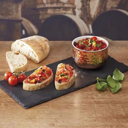 Platos de pizarra aislados Luxshiny 2 piezas 25x12 cm miniatura 5