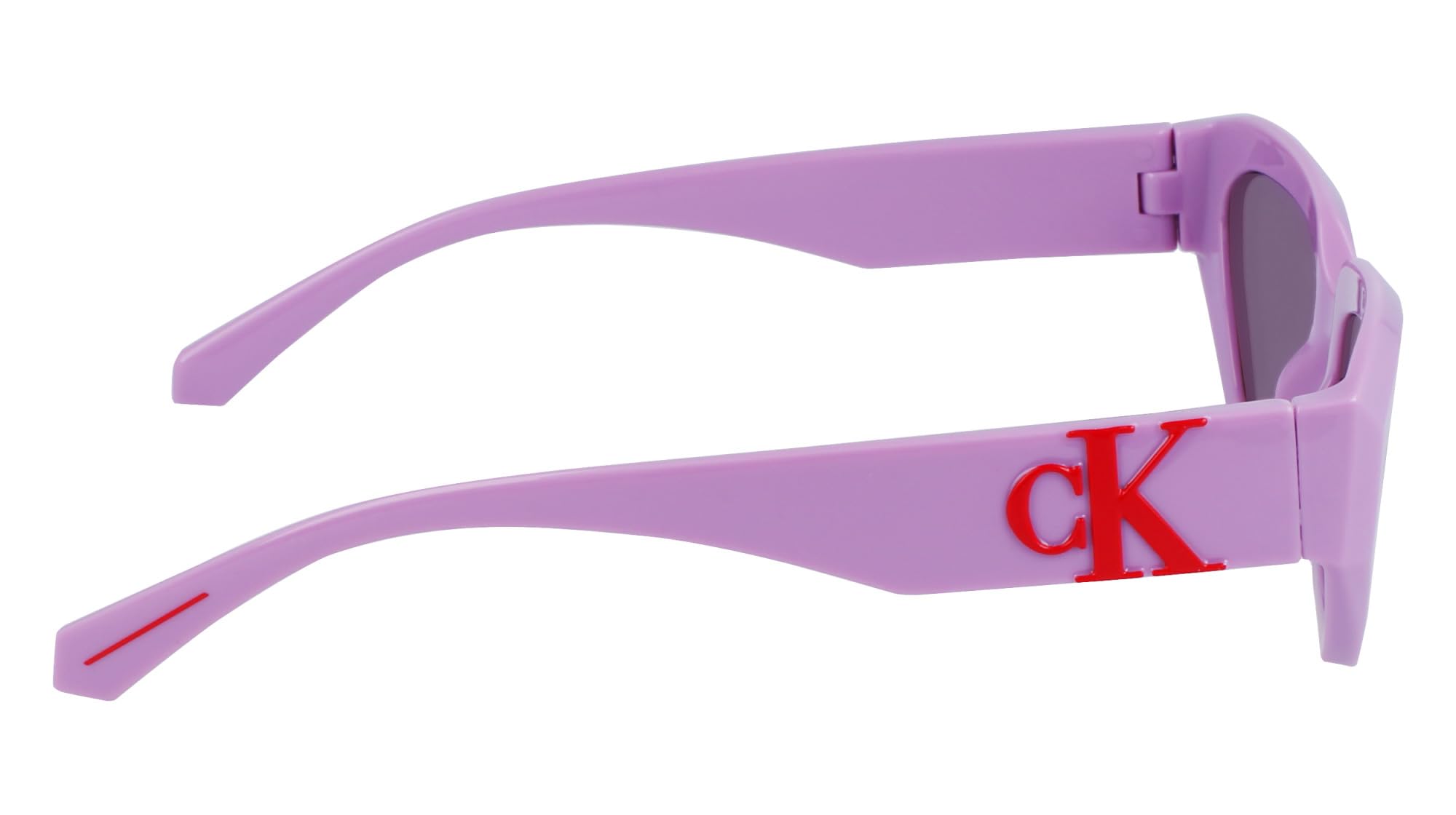 Calvin Klein Jeans CKJ23652S 540 Lilac Sunglasses Unisex Iniettato, Modified Rectangle, 54