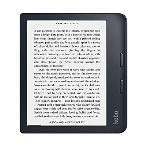 Kobo Libra 2 | eReader | 7” Waterproof Touchscreen| Glare-Free | Adjustable Brightness and Color Temperature | Blue Light Reduction | eBooks | WIFI | 32 GB of Storage | Carta E Ink Technology | Black Cover