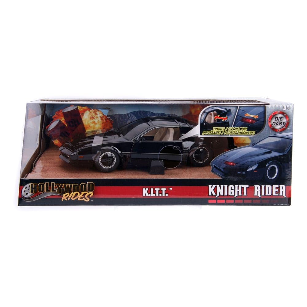 Jada K.I.T.T. Knight Rider Samochód Zabawkowy, Czarny, Od 8 Lat