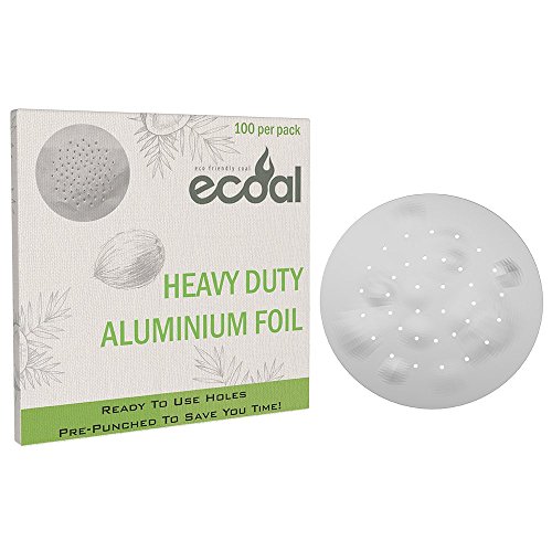 eCoal Shisha Aluminiumfolie, vorgestanzt