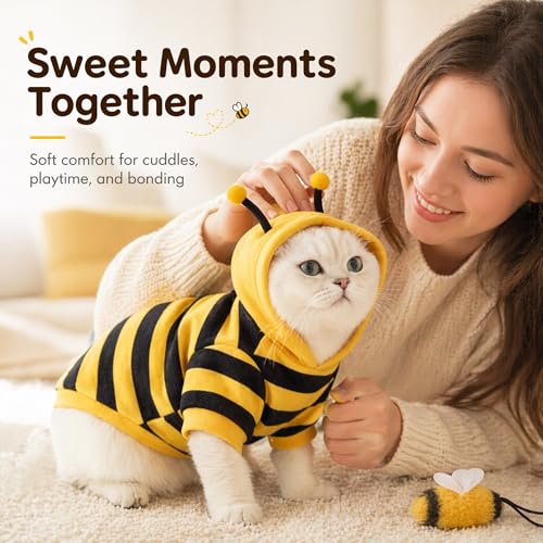 #1 Best Cat Bee Costume - Premium Pet Apparel Set - Image 6