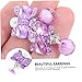 Alasum 1 Box Children's Ear Clip Glitter Earrings Girls' Accessories Princess Jewelry for Girls Little Girls Earring Jewelry Clip Earrings Girls Flower Earring Toy Lovely Jewelry for Kids