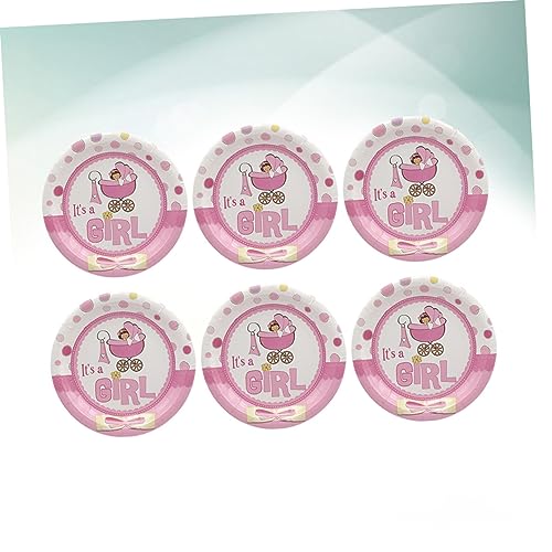 HOMSFOU 32 Peças De Copo De Talheres Descartáveis ​​Desenho Animado Bebê