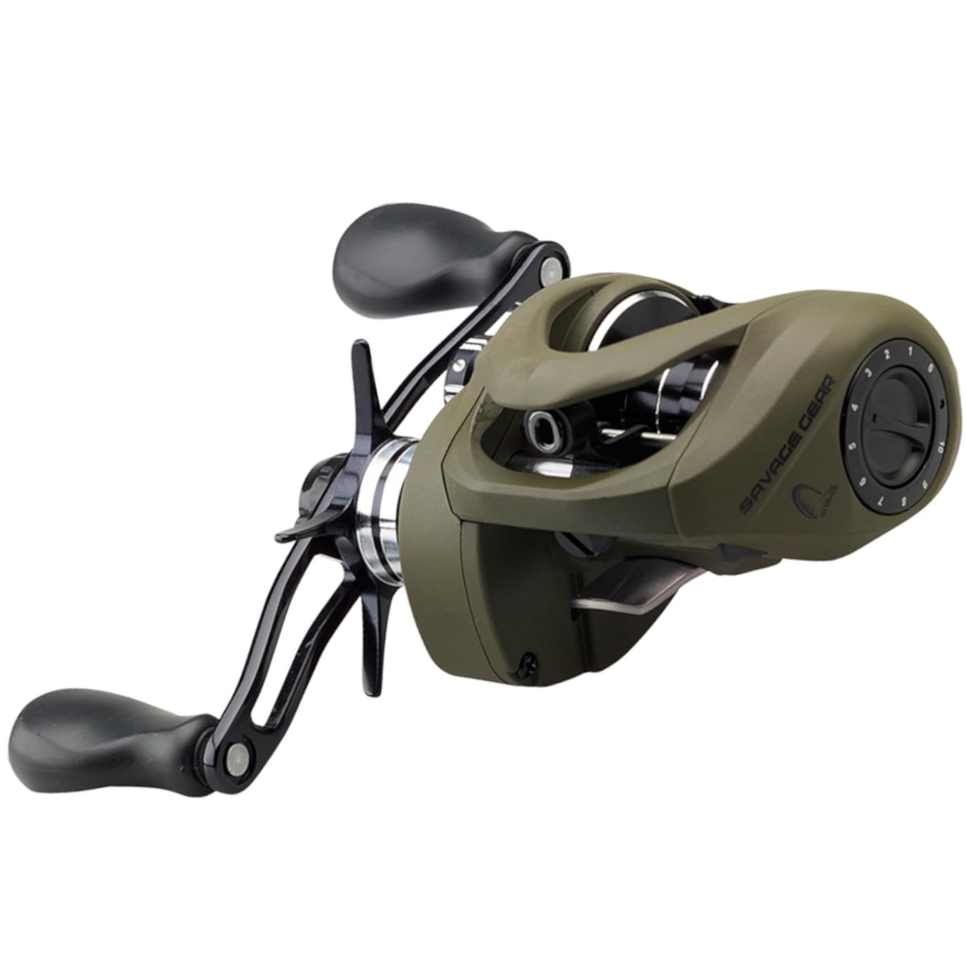 Savage Gear SG8 250 RH Baitcast-Multirolle zum Kunstköderangeln (8,1:1)