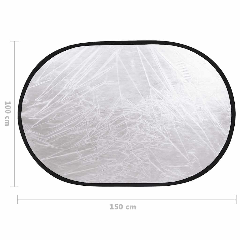 Kit de estudio fotográfico con iluminación, fondo y reflector de aluminio, 5500 K, 2 trípodes, reflector 5 en 1, regulable para retrato, fotografía de productos, streaming, vlogging