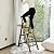 XinSunho 4 Step Ladder, Aluminum 4 Step Stool with Retractable Handrail and Anti-Slip Wide Pedal, Folding Stool Ladders 4 Steps, 330lbs Safety Household Slim Ladder