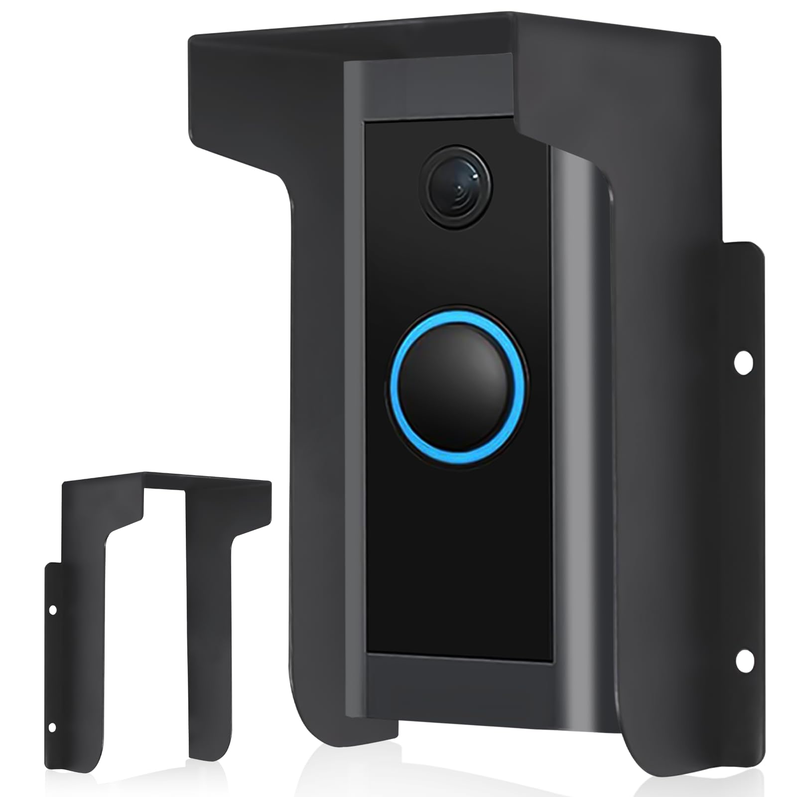 Protección contra la lluvia para timbre: Protección contra la lluvia para timbre de vídeo, duradera y protección contra el clima para timbres de anillo, sistema de interfono y cerradura de