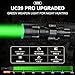ANEKIM UC20Pro Green Hunting Light Flashlights 1783m Spotlight 2200 High Lumen Predator Light for Hog Coyote and Varmint Night Hunting