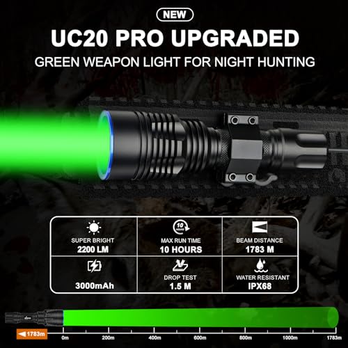 Image of UC20Pro Green Hunting Light Flashlights