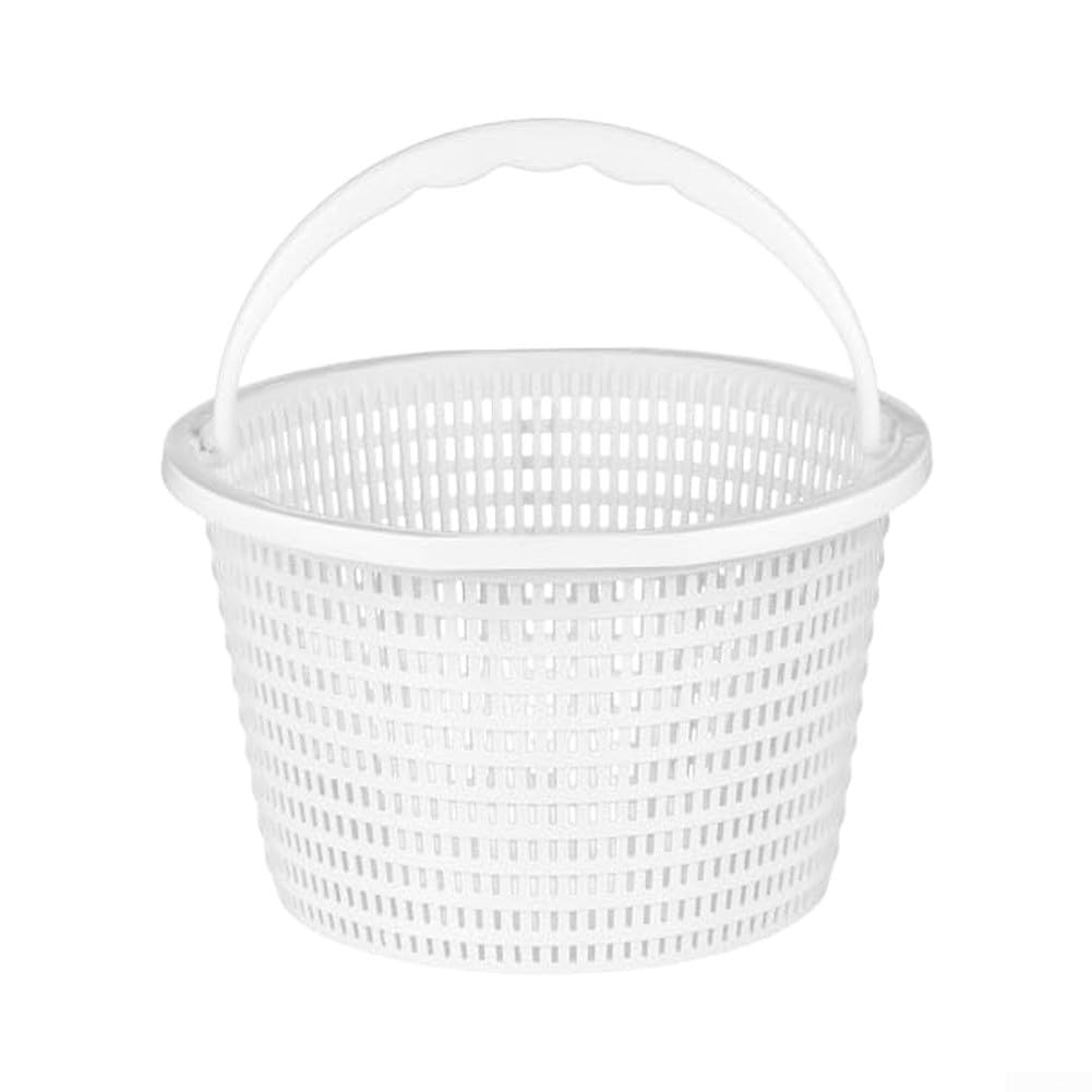 Besshepplo Large Reusable Pool Skimmer Basket with Handle for Efficient Filtration Captures Dirt Hair Leaves Protects Pump System ABS Material Multi Purpose Use in Swimming(1pc)