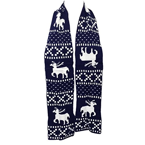 Wrapables Children’s Reindeer Winter Hat and Scarf Set, Blue4