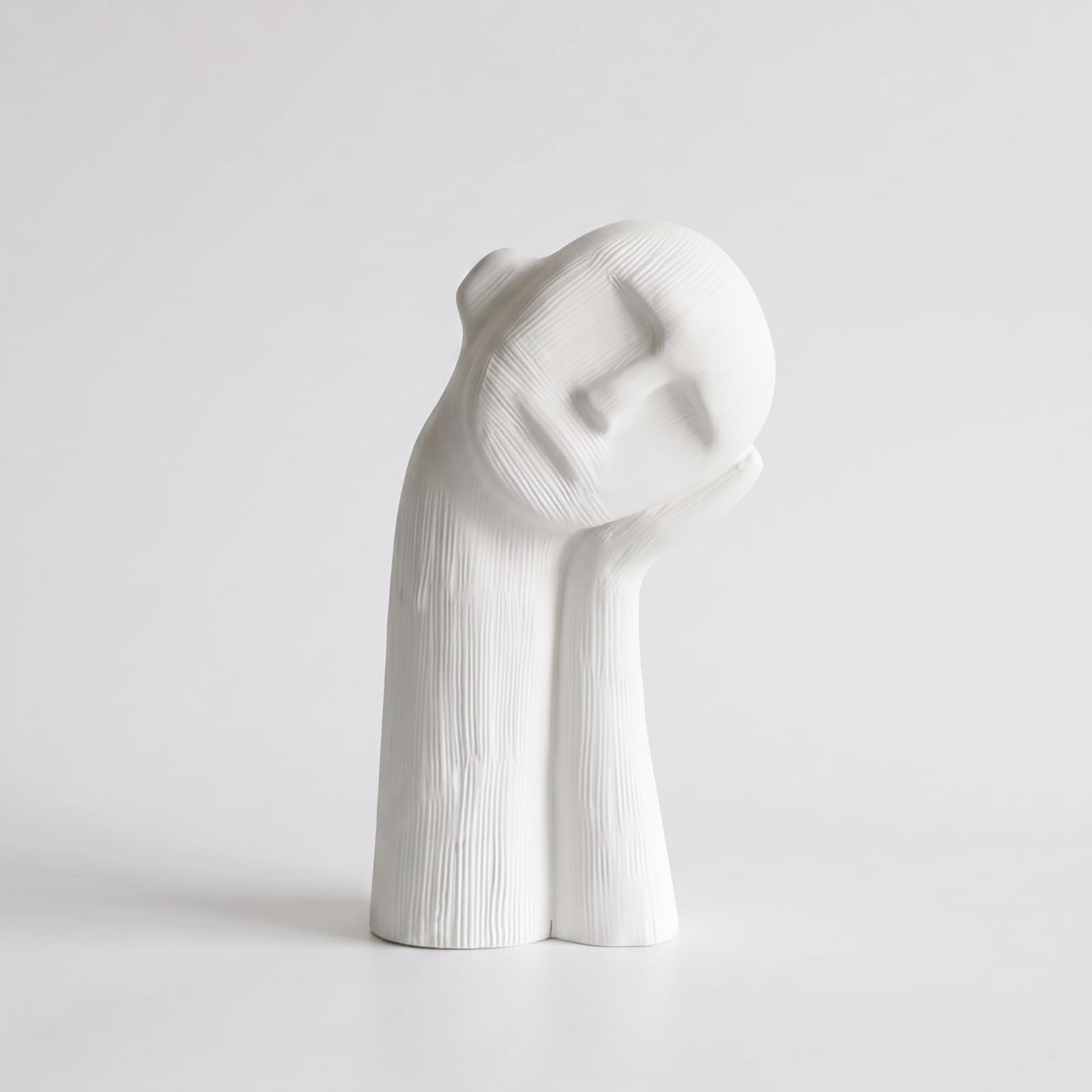 Minimalistisch Harzfigur, Schwarz