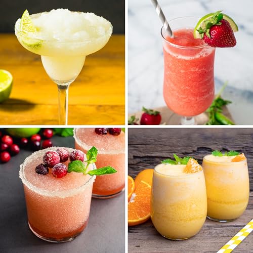 Image of Nostalgia Retro 40-Ounce Frozen Beverage Station - Slushie Machine and Ice Shaver with Automatic Mixing for Soda, Cocktails and Margaritas - Easy & Safe Use - Aqua