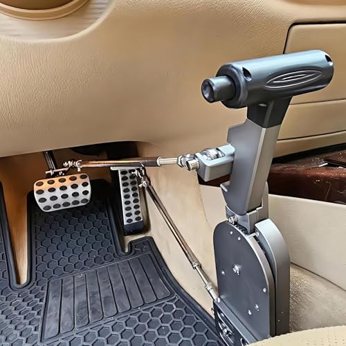 RJ-MODINI Hand Controls for Disabled Drivers Push and Pull for Automatic Cars A Permanent Safe Install Hand Control. Disabled/Handicapped