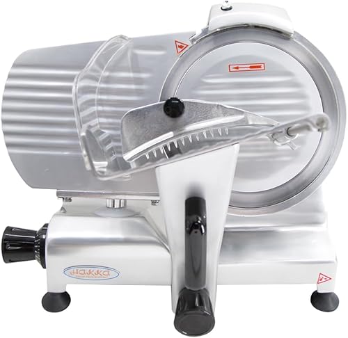 CMI - Cortadora de carne congelada semiautomática de aluminio anodizado de 10 pulgadas rebanadora eléctrica de 10 pulgadas