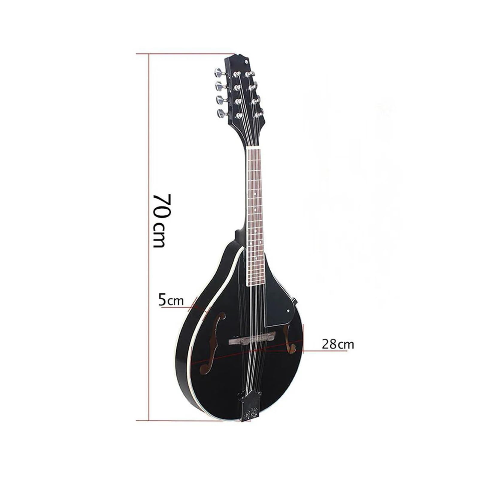 Zestaw Instrumentów Mandolinowych 8 strunowa mandolina w stylu A z drewna lipowego dla początkujących do ćwiczeń na instrumentach strunowych