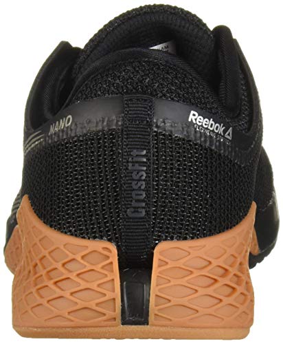 Reebok Men's Nano 9 Cross Trainer, Black/Grey, 11.5 M US