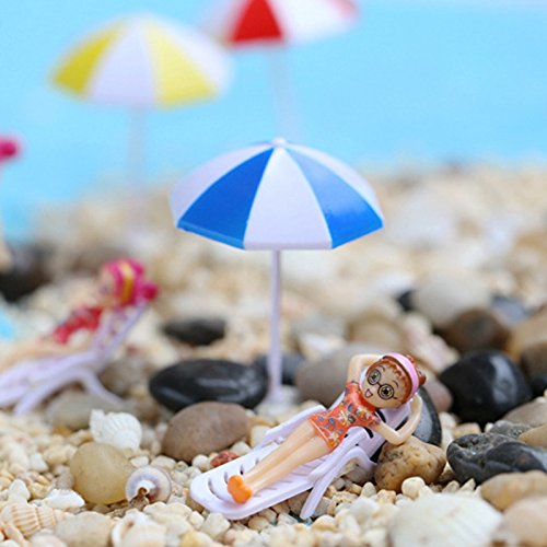 Kofun DIY Fairy Miniature Bonsai Craft Garden Landscape Beach Decoration Ornament Beach Chair