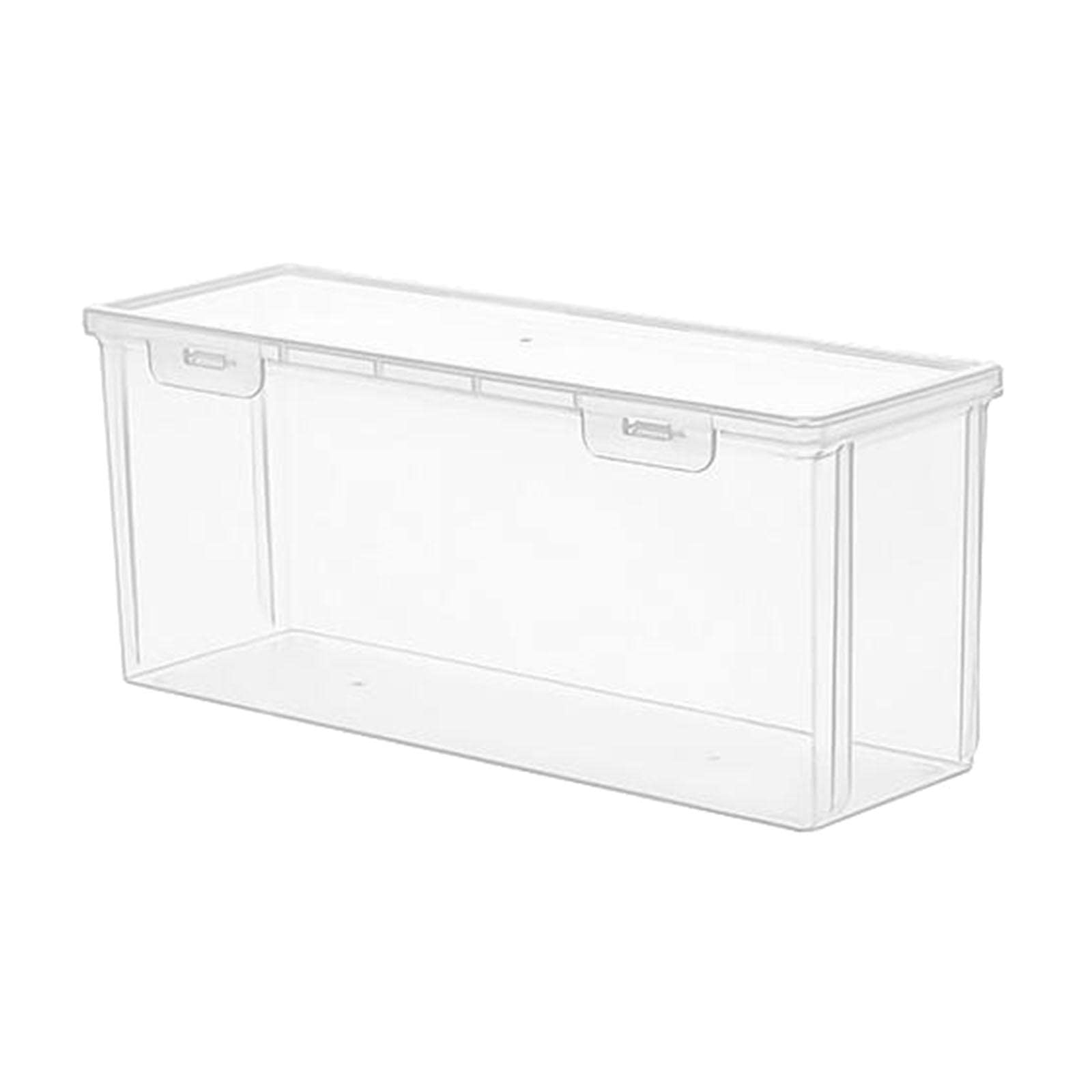 Merishopp pp Bread Box Bagel Storage Bin Transparent for Kitchen Countertop 30x10.5x13cm-image-12