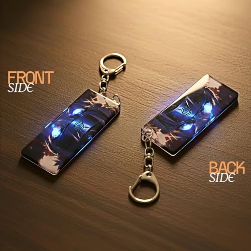 Image of Anime Acrylic Glowing Eyes Keychain | Luminous Eye Glow Key Ring | Premium Otaku Accessory for Bags, Bikes, Cars, Backpacks & Keys
