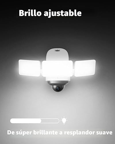 Miniatura 6 de eufy Security Floodlight Cam 2 Pro, cobertura de bandeja e inclinación de 360 grados, 2K Full HD, iluminación inteligente, resistente a la