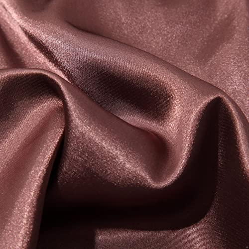 Mens Hooded Short Bathrobe Pajamas Shiny Satin Belted Bath Robe Smooth Nightwear3