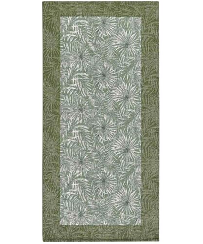 Tapis moderne lavable et antidérapant vert ANRO - 2