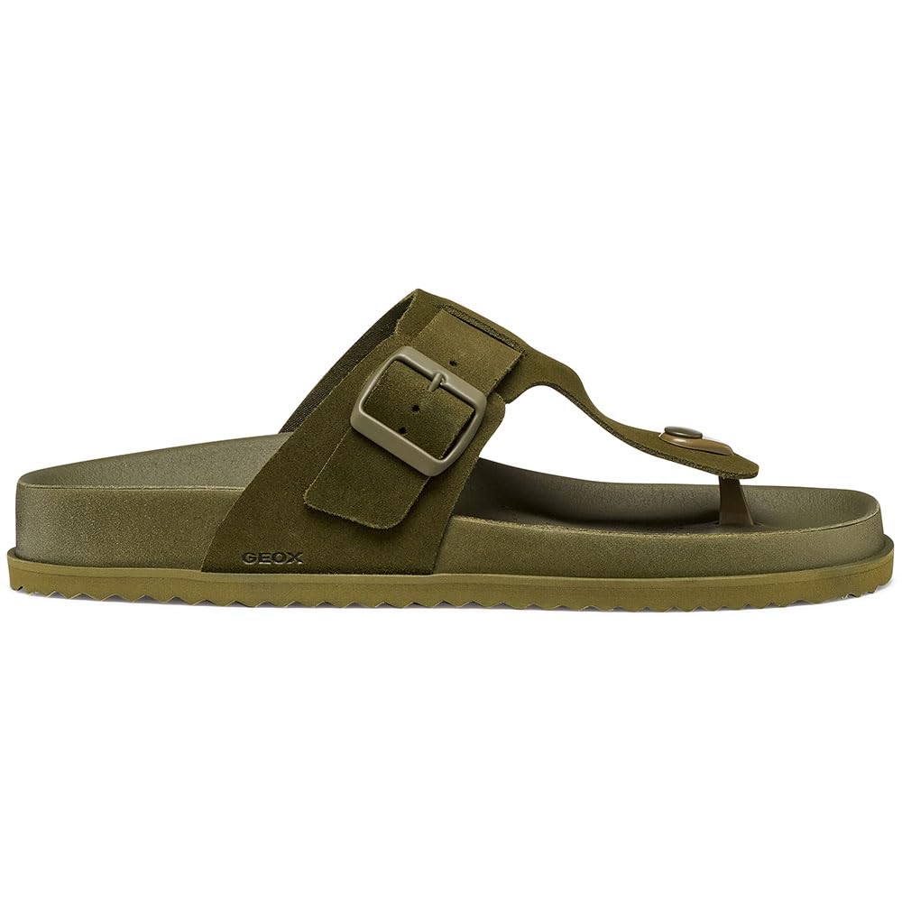 Geox Homme U Parnaiba B Sandales, Military, 43 EU