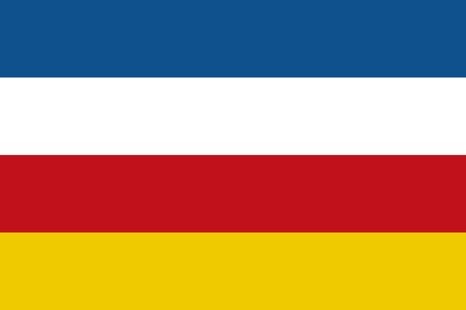 Drapeau Dokkum stadsvlag pour décoration de façade et fêtes locales