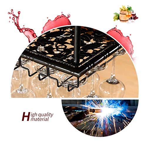 Support de rangement au plafond réglable pour bouteille et casier à vin suspendu