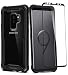 Spigen Hybrid 360 Designed for Samsung Galaxy S9 Plus Case (2018) Glass Screen Protector Included - Black
