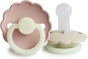FRIGG Daisy Night SilkySoft Silicone Baby Pacifier: Ultimate Comfort