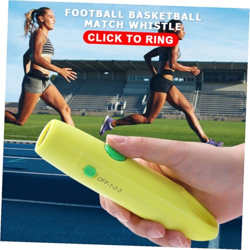 Silbato deportivo plástico BESPORTBLE amarillo miniatura 4