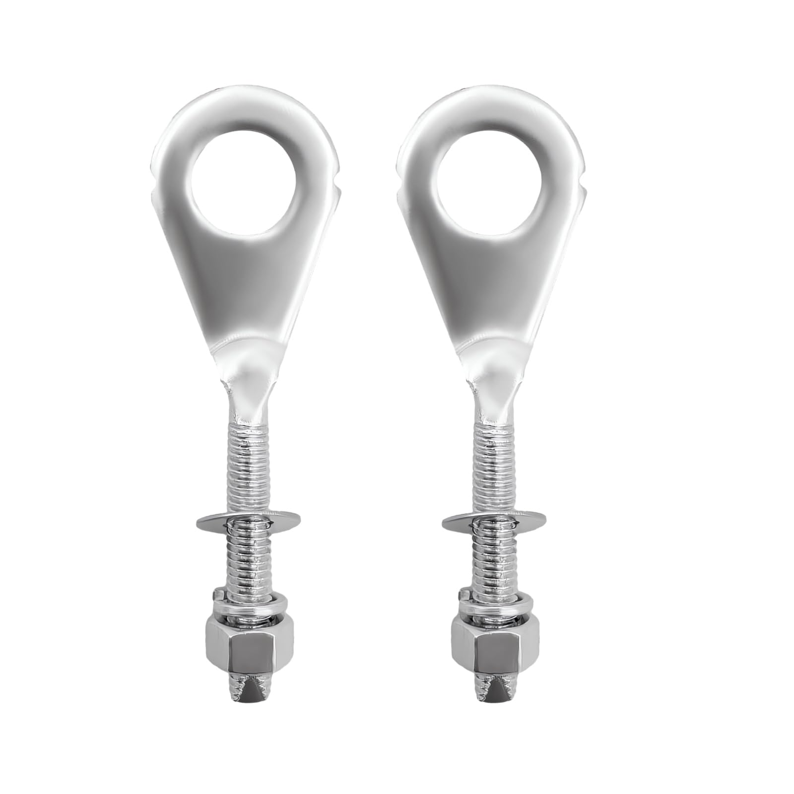 2 PCS Motorcycle Chain Adjuster Tensioner, Chain Axle Adjusters Replacement, 95014-10010 Replace Part for XR50R XR70R CRF80F CT70 XL75 XL80S XL100S, Motorcycle Accessories