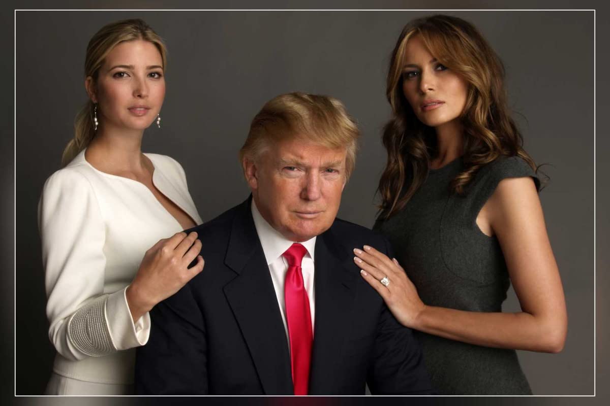 POSTERNEST Celebrity Donald Trump Ivanka Trump Melania Trump Poster Matte Finish Paper Print Unframed 12 x18 Inch (Multicolor) - L456