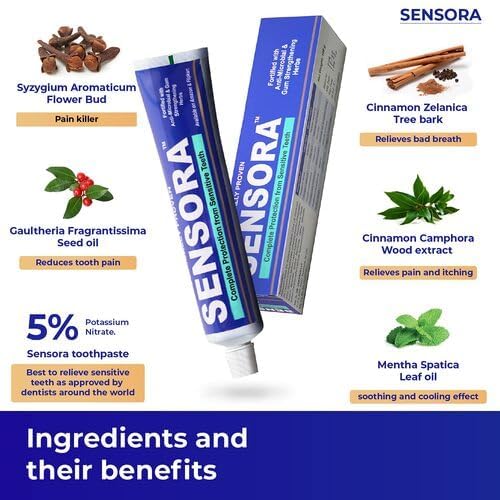 Image of Sensora Combo Pack | 3 Sensora, 3 Gumcare | Sensitivity and Cold Relief, Dry Mouth, Soothing, Freshness, Fresh Breath, Moisturizing, Plaque and Bad Breath Control