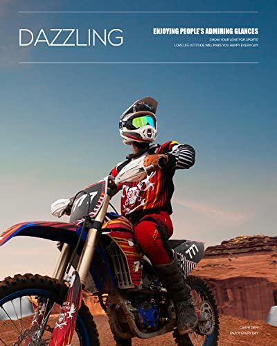 Image of BATFOX Dirt Bike ATV Goggles Motorcycle Gear Riding Motocross Dirtbike 4-Wheeler MX DH Accessories Goggles Glasses for Men Women Youth UV400 Protection Dust-proof Anti-Slip Strap