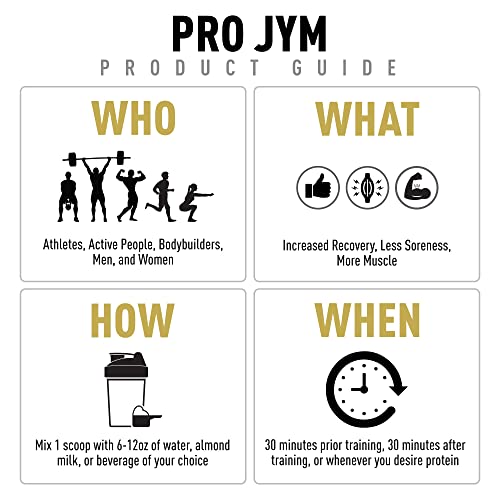image for Pro JYM Protein Powder - Egg White, Milk, Whey Protein Isolates & Mice
