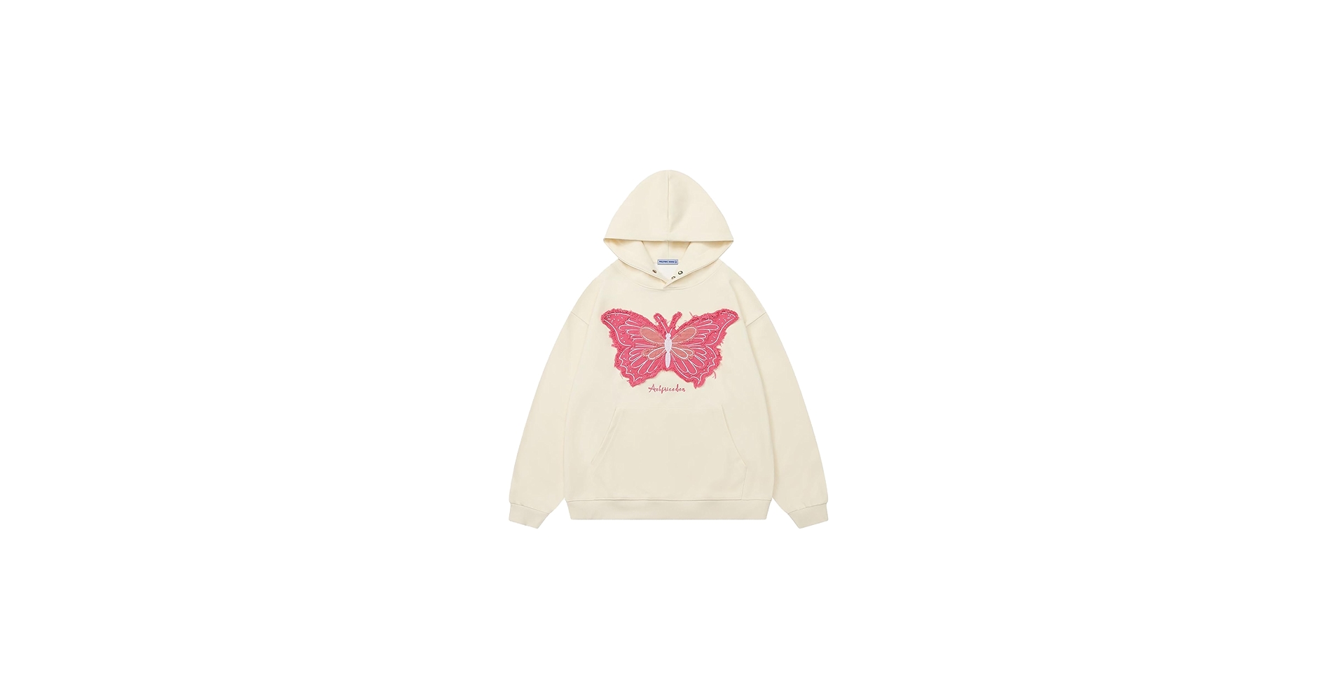 Amazon.com: Aelfric Eden Hoodies Denim Butterfly Hoodie