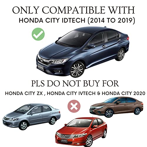 Image of AUTOFACT Magnetic Window Sun Shades for Honda City Idtec (2014-2018) -Set of 4 - with Zipper