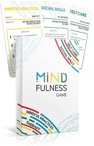 Miniatura 5 de Juego de terapia de atención plena: enseña habilidades sociales, cuidado personal y más para niños, adolescentes y adultos. 50 tarjetas