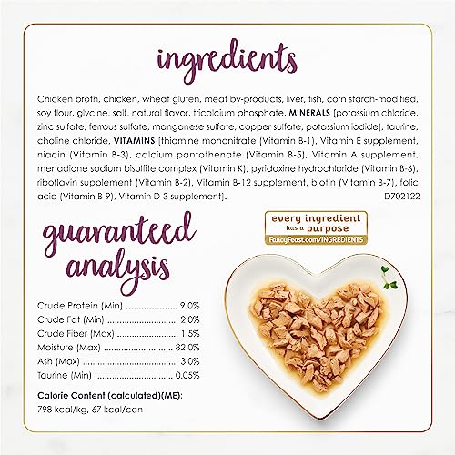 Purina Fancy Feast Gravy Lovers Chicken Feast in Gravy Grilled Gourmet Cat Food in Wet Cat Food Gravy - (Pack of 24) 3 oz. Cans - Image 6