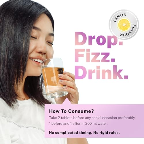 Image of Auric Party Detox Effervescent Tablet - Drop, Fizz & Drink - 40 Tablets