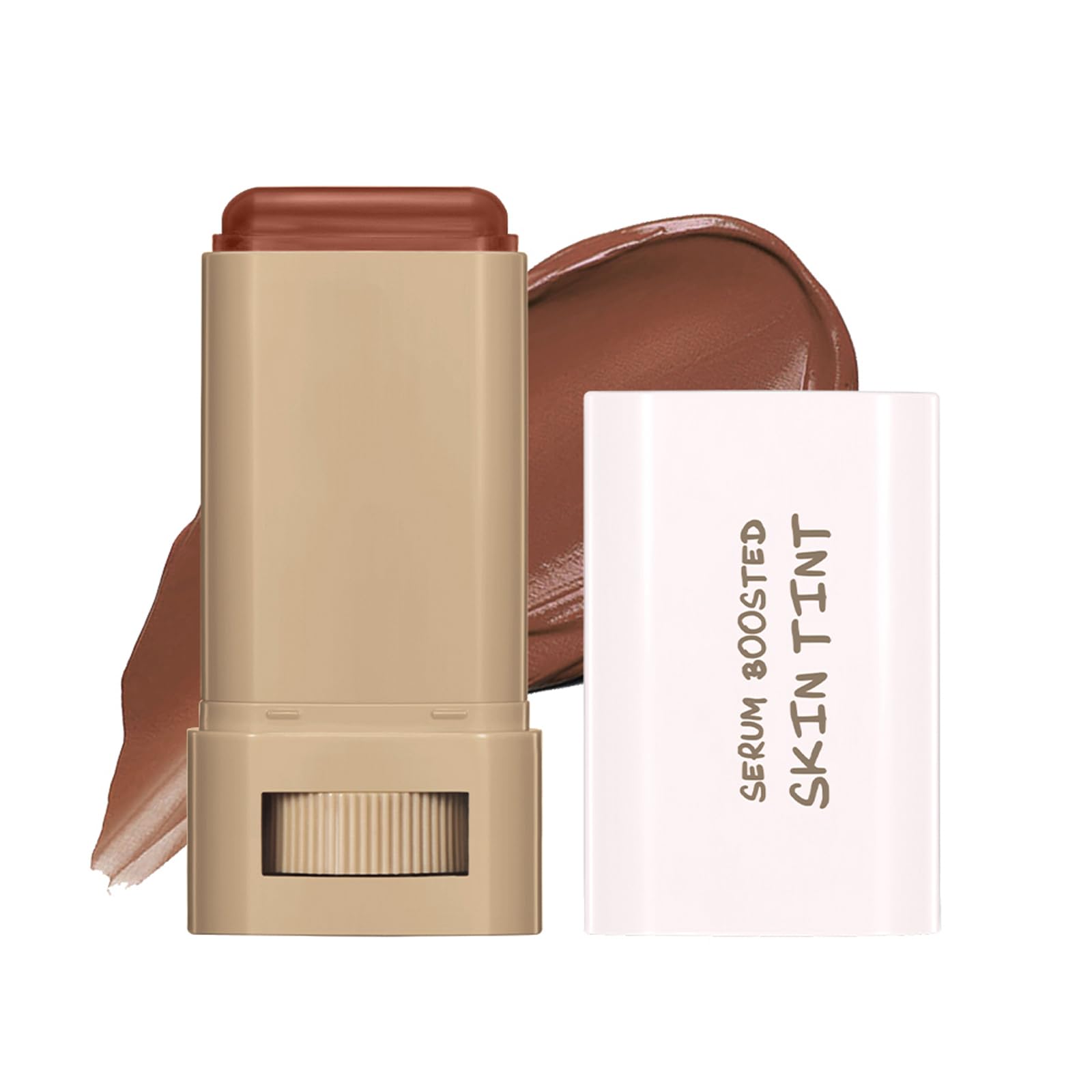 Makeup Foundation Stick, Beauty Balm Serum Boosted Skin Tint Concealer, Hydrating Full Coverage Concealer