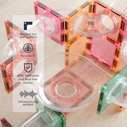 Connetix Magnetic Tiles Pastel Ball Run 80-Piece Expansion Pack — view 3