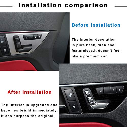 Bouton de réglage de siège auto compatible commande gauche Mercedes Benz